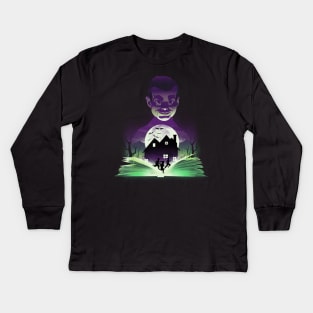 Book of Night Terror Kids Long Sleeve T-Shirt